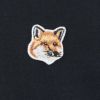 メゾンキツネ MAISON KITSUNE メンズ トレーナー FOX HEAD PATCH AM00303KM0001 BLACK