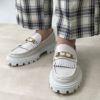 トッズ TOD'S レディースローファー レザーフリンジローファー XXW08J0GF80RXN/SHA