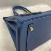 【リユース品】 エルメス HERMES ハンドバッグ バーキン30 ブルーアガット/ゴールド金具 【お取り寄せ】