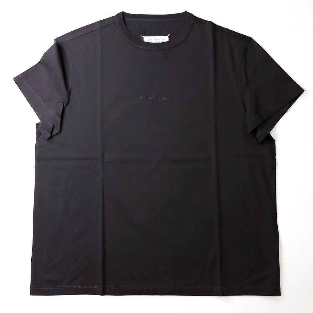 メゾンマルジェラ MAISON MARGIELA メンズ 半袖Tシャツ S50GC0681 S22816 ブラック(900 BLACK)