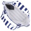 マリメッコ MARIMEKKO トートバッグ TASARAITA PIENI AHKERA 91398 ブルー系×ホワイト系(150 DARK BLUE/OFF WHITE) 【ゆうパケ可】【同梱不可】【ギフト不可】【RSL】