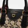 フェラガモ FERRAGAMO 2WAYバッグ 21I074 726595 ベージュ系×ブラック(SAND/BLACK)