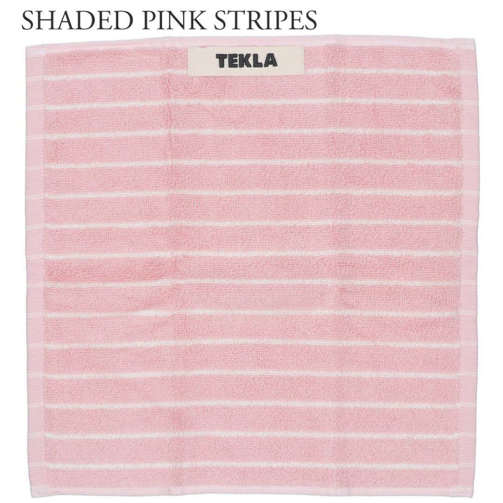 テクラ TEKLA タオル ハンドタオル ウォッシュクロス WASH CLOTH 無地/ストライプ 30cm×30cm
