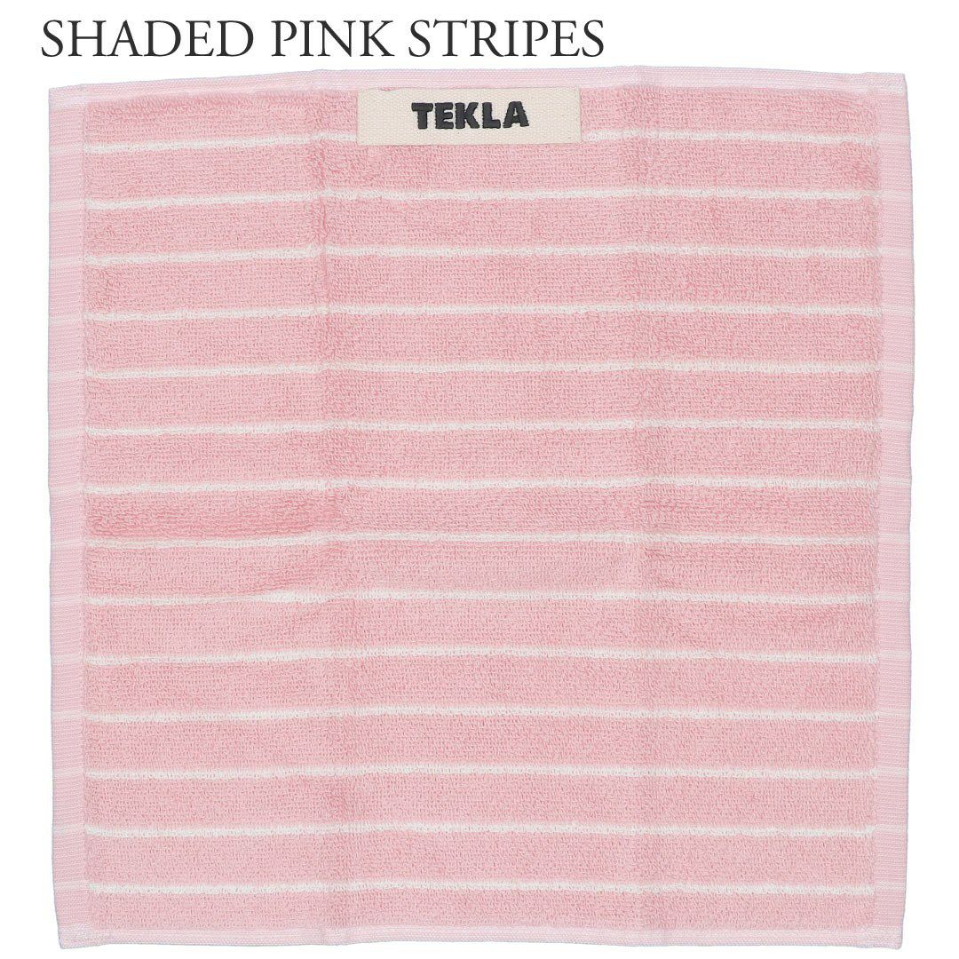 テクラ TEKLA タオル ハンドタオル ウォッシュクロス WASH CLOTH 無地/ストライプ 30cm×30cm