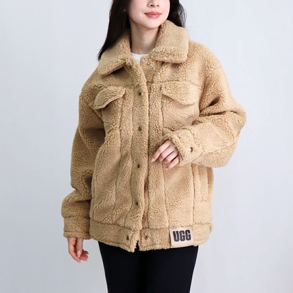 アグ UGG レディース ボア トラッカージャケット FRANKIE 1113951 TRUCKER JACKET CAMEL