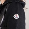 【価格見直しました】モンクレール MONCLER ダウンニットカーディガン 9B000 13 M1115 999 BLACK