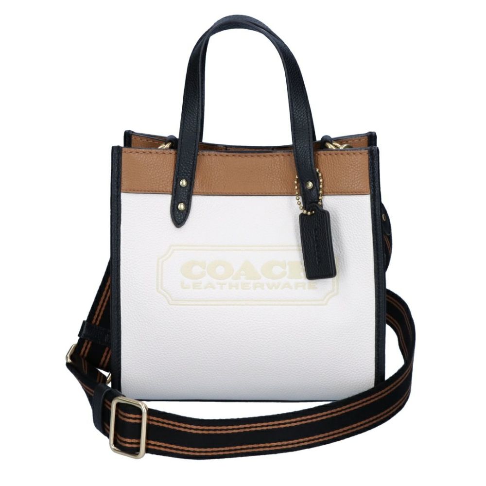 コーチ COACH 2WAYバッグ フィールド C3461 ベージュ系(B4CAH IVORY/BROWN) トート 22