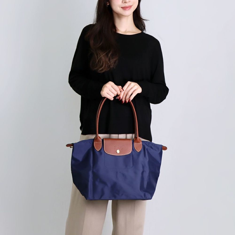 ロンシャン LONGCHAMP トートバッグ ル プリアージュ 2605 089 ネイビー系(P68 MARINE) ショルダーバッグ Mサイズ