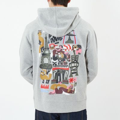 メゾンキツネ MAISON KITSUNE メンズ トレーナー DRESSED FOX PATCH