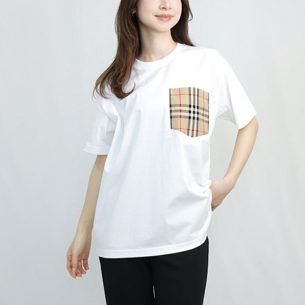 バーバリー BURBERRY レディース 半袖Tシャツ CARRICKCHK 8043386