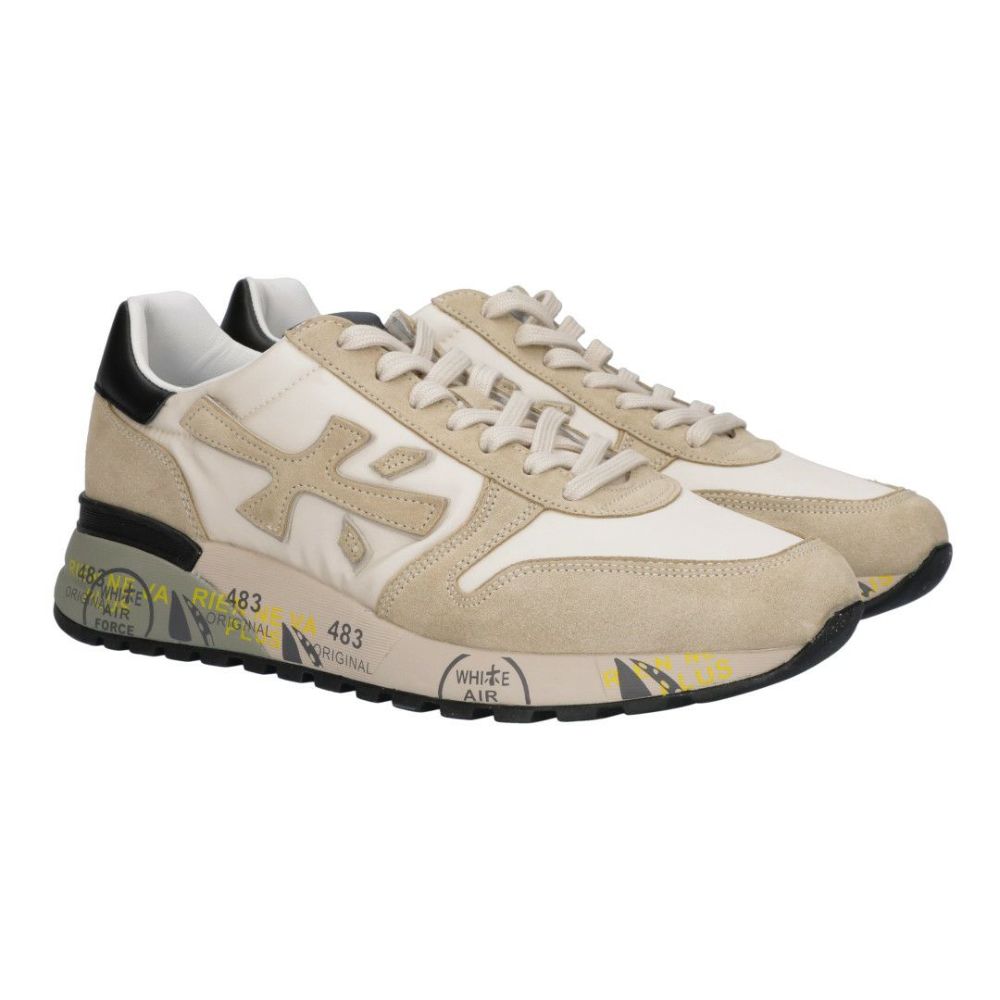 【価格見直しました】プレミアータ PREMIATA メンズシューズ スニーカー MICK 5895 ベージュ系(BEIGE/WHITE)