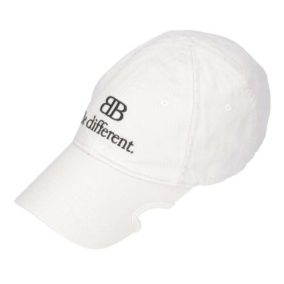 バレンシアガ キャップ ロゴ コットン サイズL 529192 BALENCIAGA 帽子 白 【中古】 バレンシアガ キャップ バレンシアガ  BALENCIAGA | 大阪のブランド屋さん