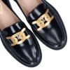 トッズ TOD’S レディースローファー ケイト レザー ローファー XXW59C0EN90/SHA B999 BLACK