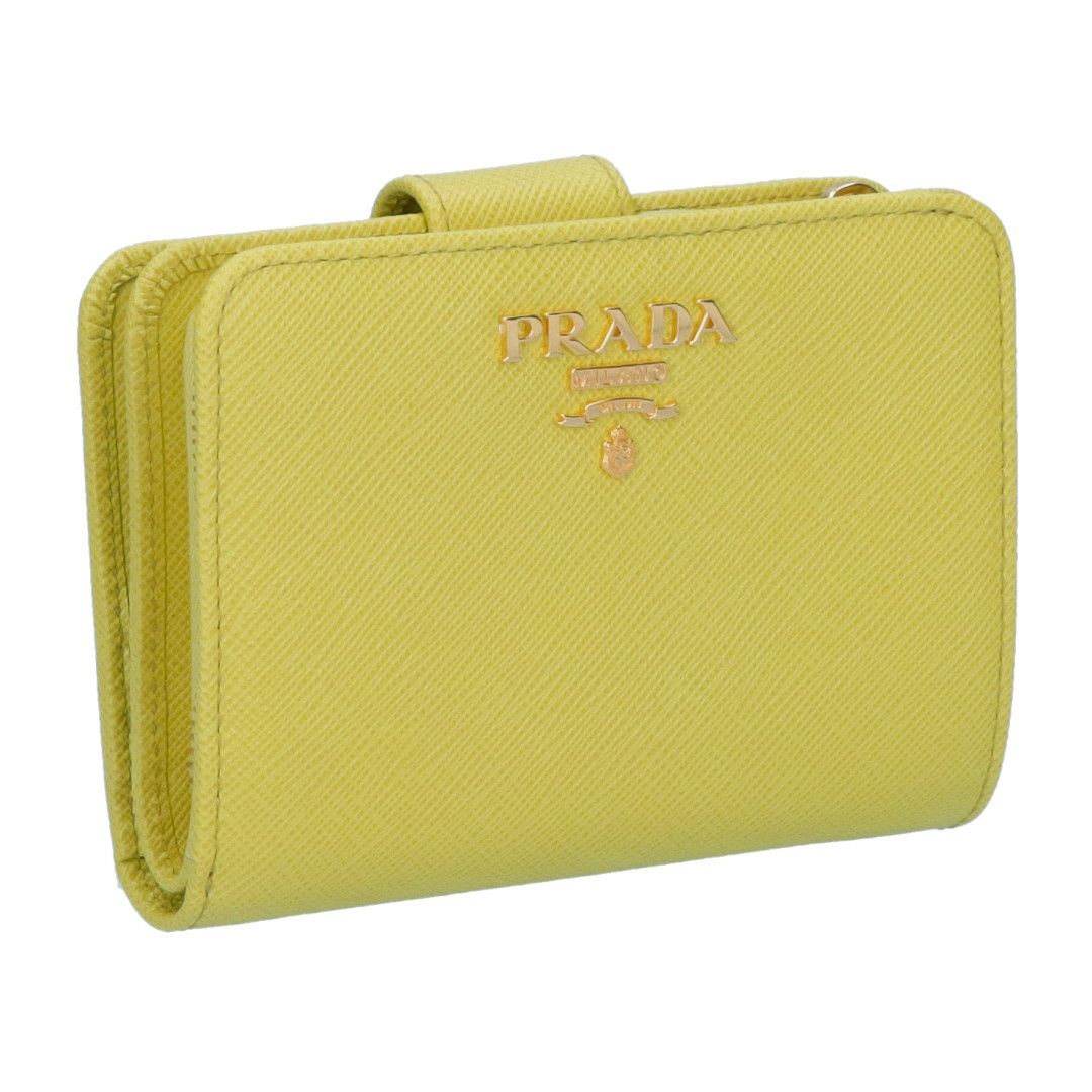 プラダ PRADA 折財布 1ML225 QWA イエロー系(F0322 CEDRO) | 海外 