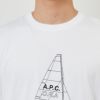 アーペーセー A.P.C. メンズ 半袖Tシャツ JEANNOT CODEU-M26203 WHITE