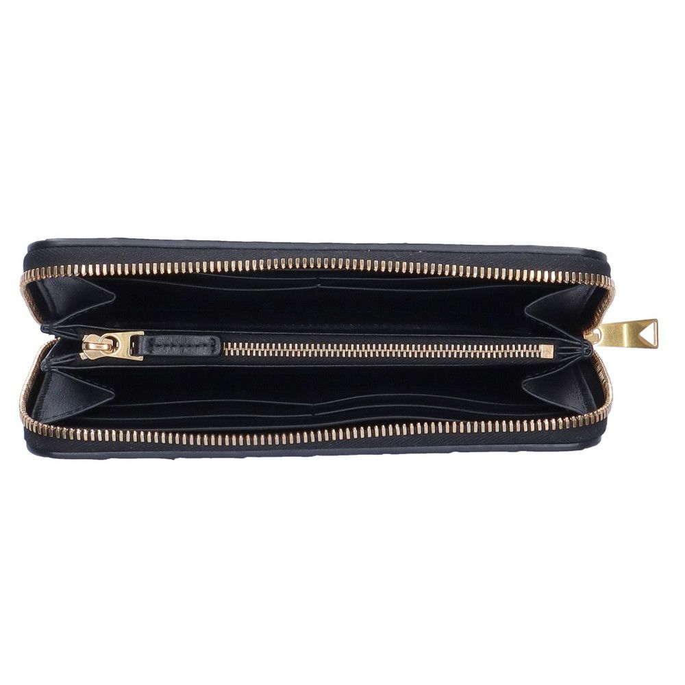 ボッテガヴェネタ BOTTEGA VENETA 長財布 イントレチャート 608053 VCPP2 ブラック(8425 BLACK-GOLD)