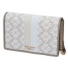 ケイトスペード KATE SPADE チェーンウォレット ショルダーバッグ SPADE FLOWER JACQUARD STRIPE PWR00447 252 NATURAL MULTI