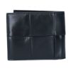 ボッテガヴェネタ BOTTEGA VENETA メンズ 折財布 マキシイントレチャート 690964 VCQ72 ブラック(8803 BLACK-SILVER)