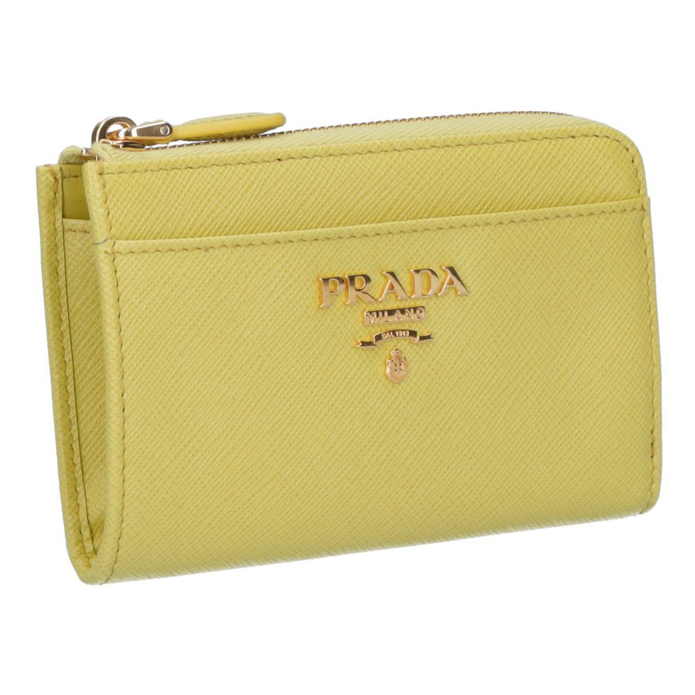 プラダ PRADA コインケース 小銭入れ 1PP122 QWA イエロー系(F0322 CEDRO)