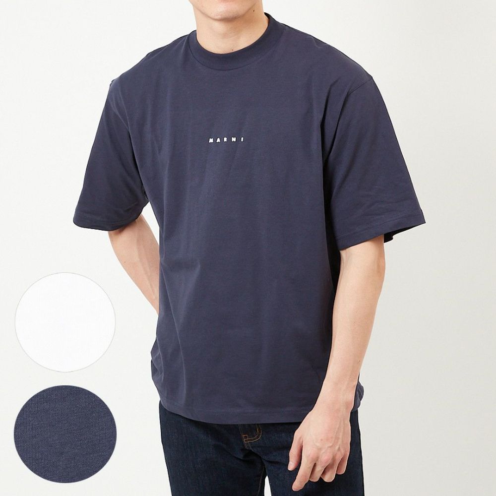 マルニ MARNI メンズ 半袖Tシャツ モックネックTシャツ HUMU0223P1USCS87