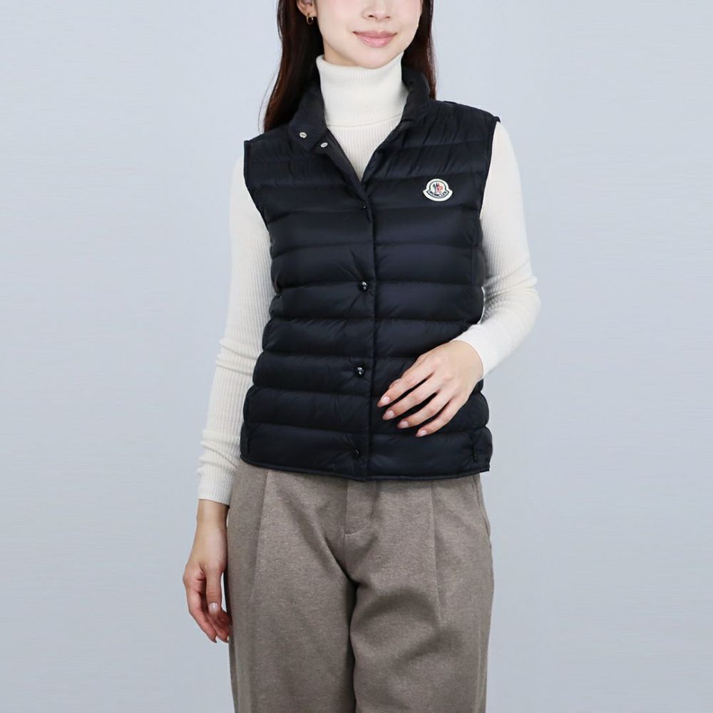 モンクレール MONCLER レディースダウンベスト 1A102 00 53048 LIANE LB ブラック