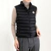 モンクレール MONCLER レディースダウンベスト 1A102 00 53048 LIANE LB ブラック