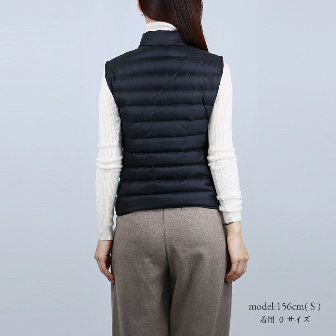 モンクレール MONCLER レディースダウンベスト 1A102 00 53048 LIANE LB ブラック