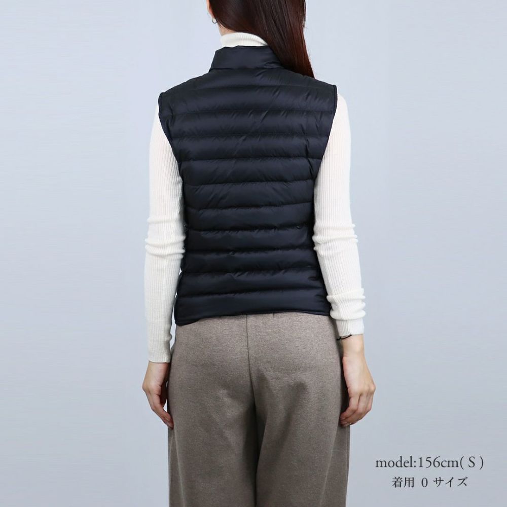 モンクレール MONCLER レディースダウンベスト 1A102 00 53048 LIANE LB ブラック