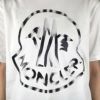 モンクレール MONCLER レディース Tシャツ ビッグロゴ 8C000 18 899WS BIG ホワイト