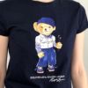 ポロ ラルフローレン POLO RALPH LAUREN レディース Tシャツ ガールズライン STUDIO BEAR 313890235 HUNTER NAVY