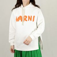 マルニ MARNI レディース パーカー プルオーバー FLJE0179P1 USCU88 LOW03 STONE WHITE