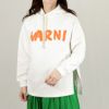 マルニ MARNI レディース パーカー プルオーバー FLJE0179P1 USCU88 LOW03 STONE WHITE