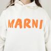 マルニ MARNI レディース パーカー プルオーバー FLJE0179P1 USCU88 LOW03 STONE WHITE