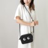 アニヤハインドマーチ ANYA HINDMARCH ショルダーバッグ RAFFIA EYES 174084 ブラック(BLACK)