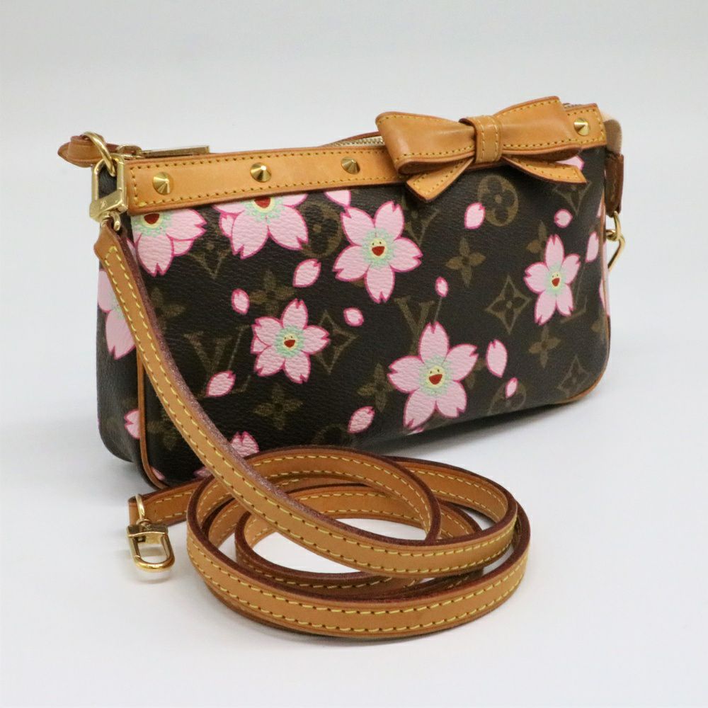 【リユース品】 ルイヴィトン LOUIS VUITTON バッグ ハンドバッグ アクセソワール モノグラムチェリーブロッサム M92006 モノグラムマルチカラー ピンク /ブラウン系・ゴールド金具 【お取り寄せ】