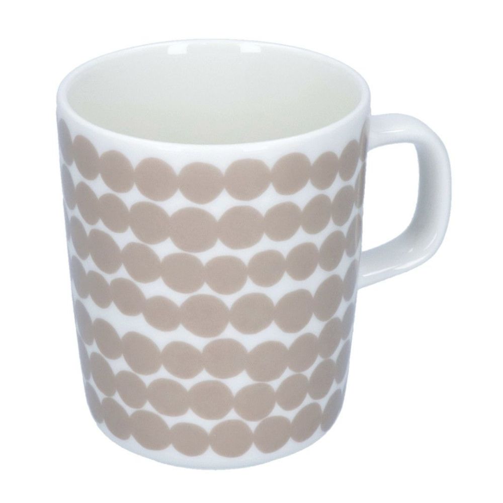 マリメッコ MARIMEKKO マグカップ SIIRTOLAPUUTARHA:シイルトラプータルハ 71873 180 クレイ×ホワイト マグ 250ml 【同梱不可】【ギフト不可】【RSL】