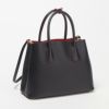 プラダ PRADA 2WAYバッグ ドゥーブレ スモールバッグ【SAFFIANO CUIR】1BG887 2A4A OOO F0LJ4 ブラック(NERO+FUOCO)