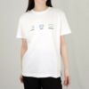 アーペーセー A.P.C. レディース Tシャツ EVAN CODEU M26196 ホワイト系(AAB WHITE)