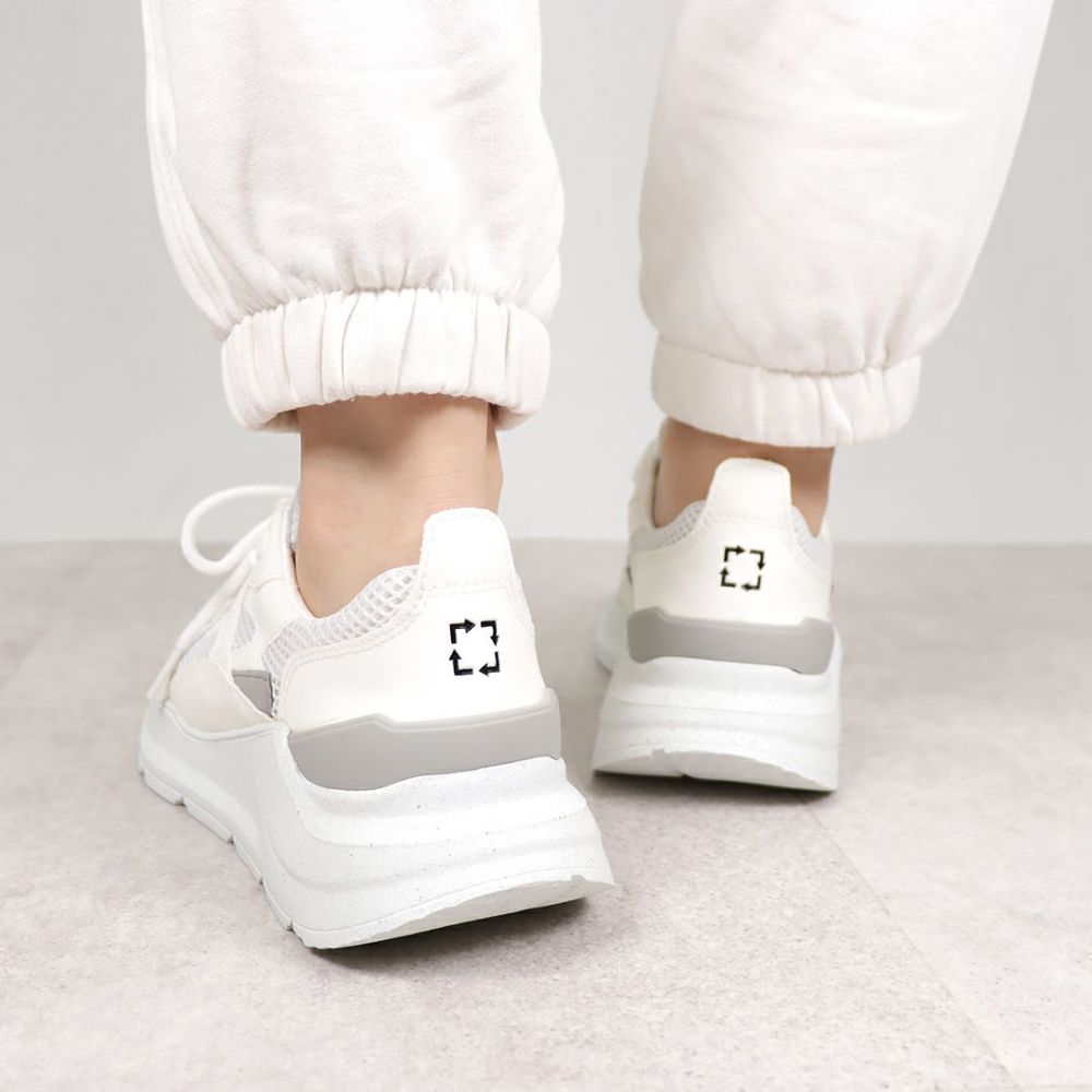 デイト D.A.T.E. レディースシューズ スニーカー FUGA ECO W381-FG-VG WH WHITE