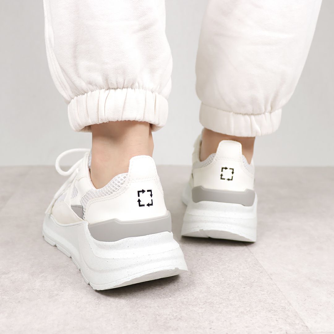 デイト D.A.T.E. レディースシューズ スニーカー FUGA ECO W381-FG-VG WH WHITE