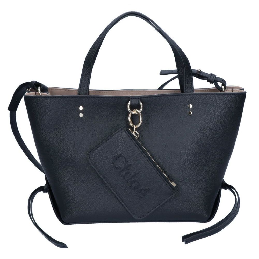 クロエ CHLOE 2WAYバッグ CHLOE SENSE CHC23SS119 J32 ブラック(001 BLACK) スモール イーストウエストトートバッグ