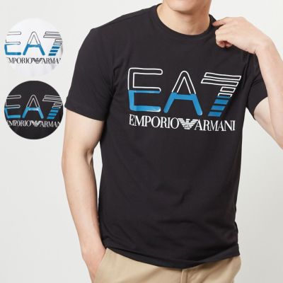 エンポリオアルマーニ EMPORIO ARMANI EA7 オーバーサイズロゴ 半袖ジャージーTシャツ LOGO SERIES 3RPT07 PJLBZ