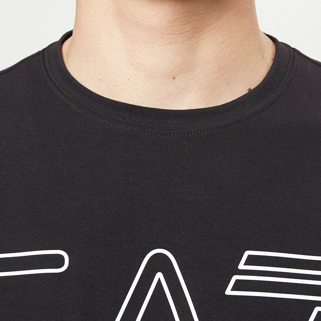 エンポリオアルマーニ EMPORIO ARMANI EA7 オーバーサイズロゴ 半袖ジャージーTシャツ LOGO SERIES 3RPT07 PJLBZ