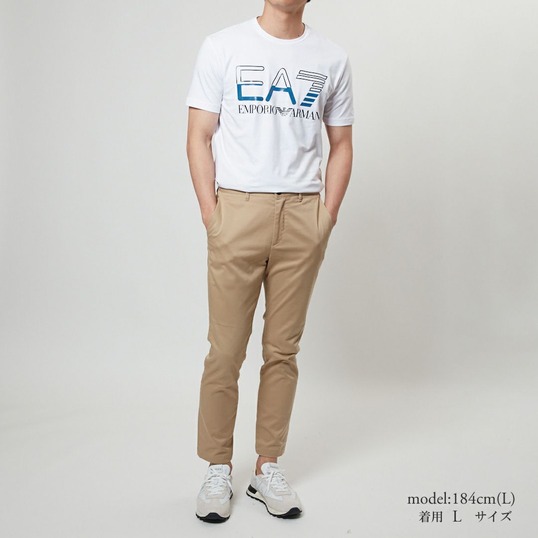 エンポリオアルマーニ EMPORIO ARMANI EA7 オーバーサイズロゴ 半袖ジャージーTシャツ LOGO SERIES 3RPT07 PJLBZ