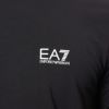 エンポリオアルマーニ EMPORIO ARMANI EA7 オーバーサイズバックロゴ 長袖ジャージーTシャツ LOGO SERIES 3RPT08 PJLBZ 1200 BLACK×BLUE LOGO