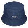 プラダ PRADA 帽子 バケットハット デニム 1HC137 AJ6 ブルー系(F0008 NAVY) サイズ M