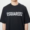 ディースクエアード DSQUARED2 メンズ Tシャツ DSQUARED2 SKATER S74GD1122 S24321 ブラック(900 BLACK) オーバーサイズデザイン