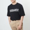 ディースクエアード DSQUARED2 メンズ Tシャツ DSQUARED2 SKATER S74GD1122 S24321 ブラック(900 BLACK) オーバーサイズデザイン