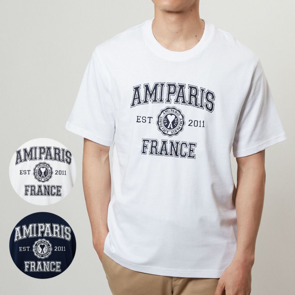 アミパリス AMI PARIS メンズ Tシャツ HTS008.726 FRANCE | 海外