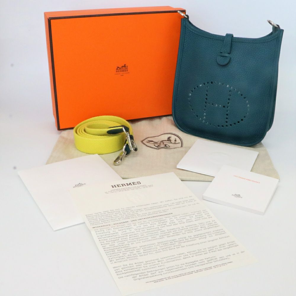 【リユース品】 エルメス HERMES バッグ ショルダーバッグ エヴリンTPM ブルーニュイ/シルバー金具 【お取り寄せ】